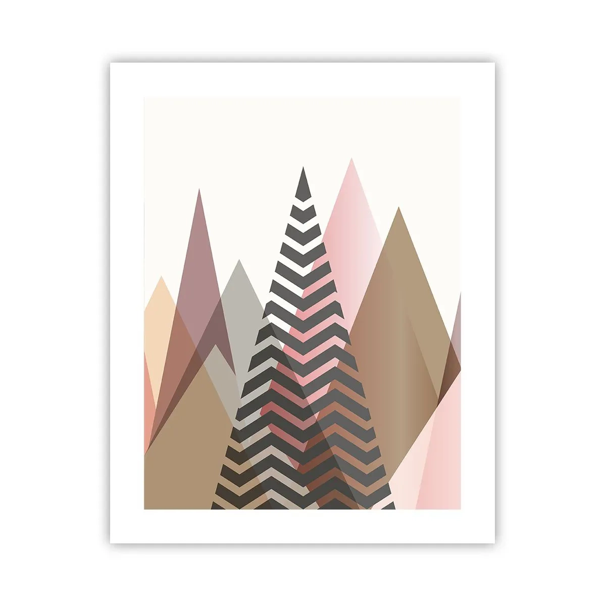 Plakat - Pyramide udsigt - 40x50 cm
