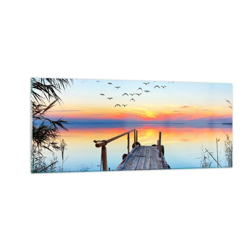 Billede på glas - Tid til at tage tilbage... - 100x40 cm