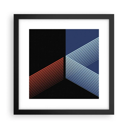 Plakat i sort ramme - En simpel historie - 30x30 cm