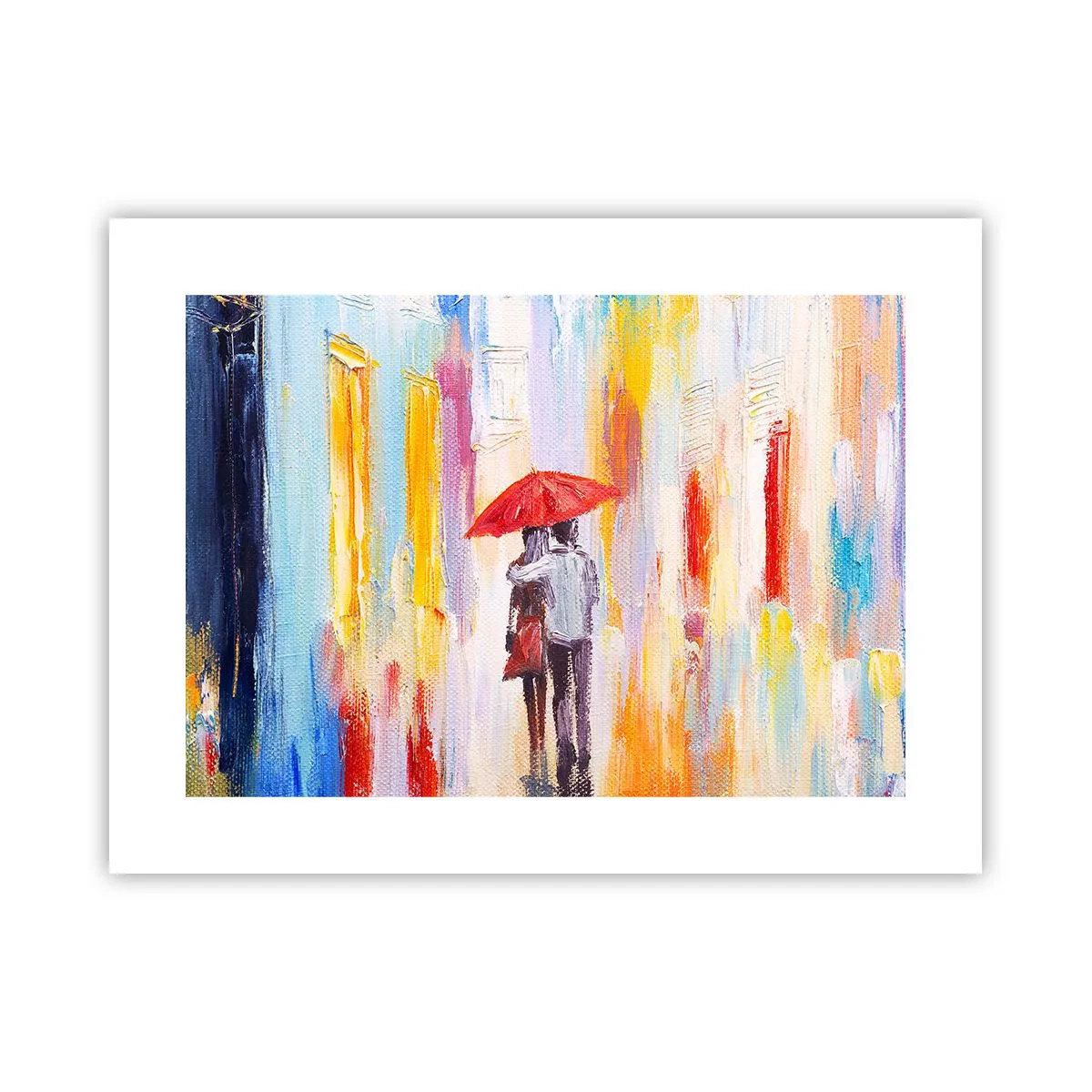 Plakat - Lad det regne  mere - 40x30 cm