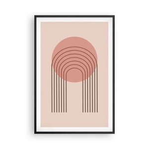 Plakat i sort ramme - Uimodståelig tiltrækningskraft - 61x91 cm