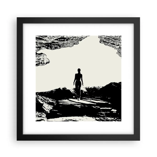 Plakat i sort ramme - Et nyt udseende - 30x30 cm