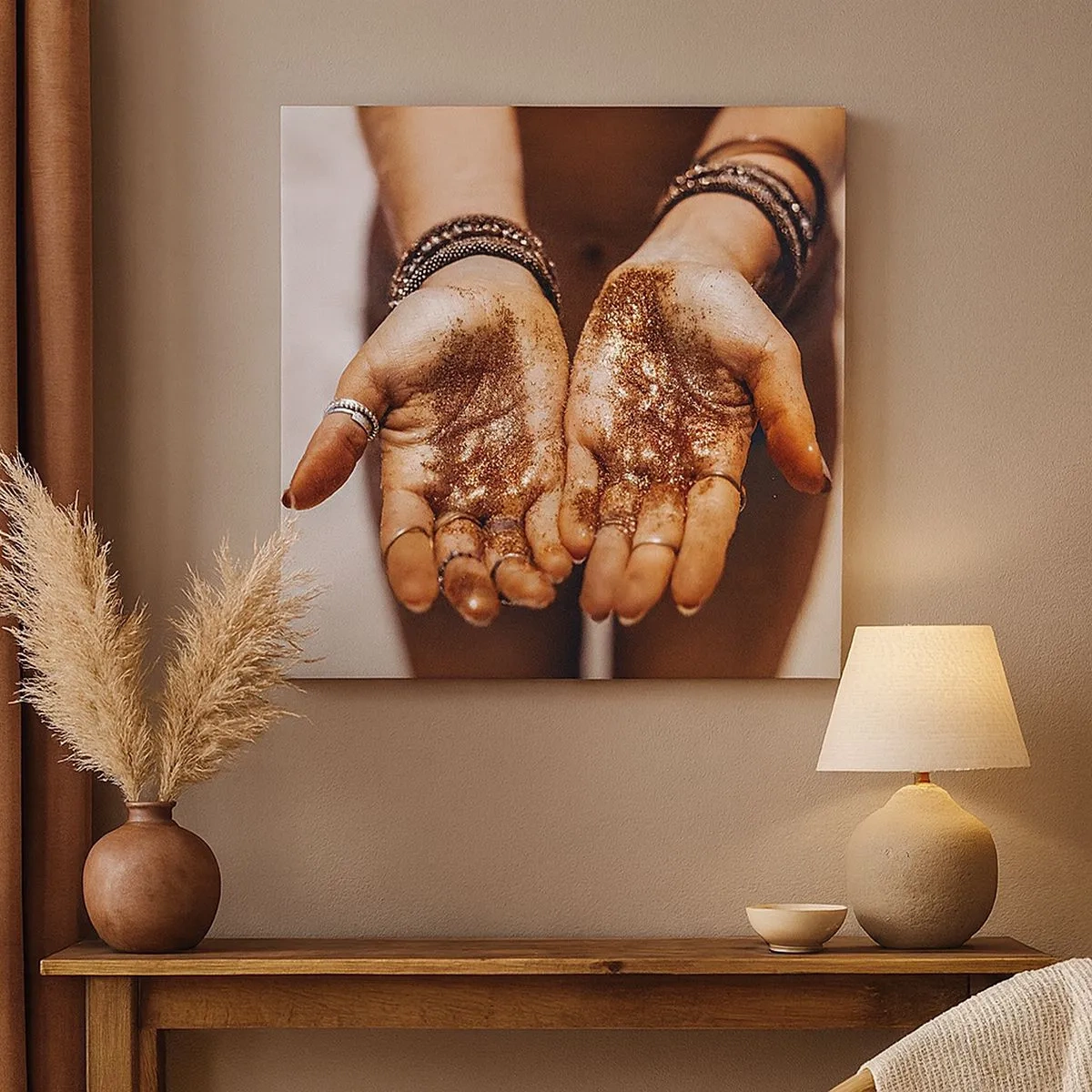 Lærredstryk - Billede på lærred - En gave til dig - 30x30 cm