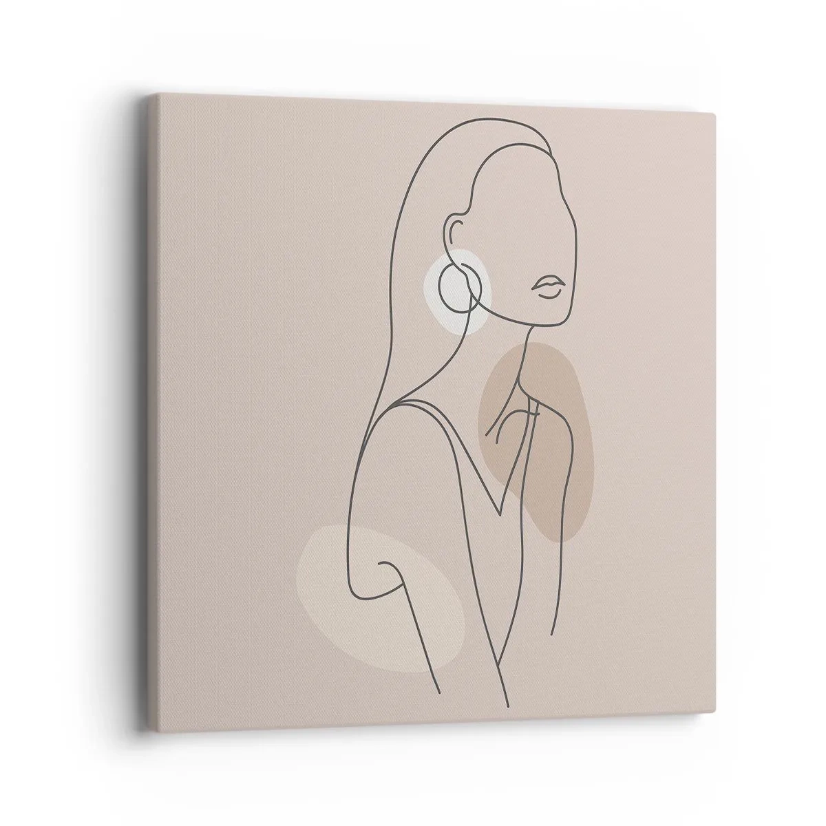 Lærredstryk - Billede på lærred - Et ikon for pigelivet - 40x40 cm