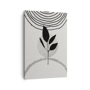 Lærredstryk - Billede på lærred - Komposition: naturens ritualer - 70x100 cm