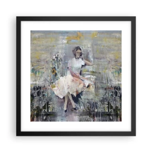 Plakat i sort ramme - Klassisk og moderne - 40x40 cm