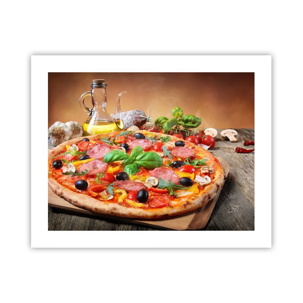 Plakat - Med en ægte italiensk smag - 50x40 cm