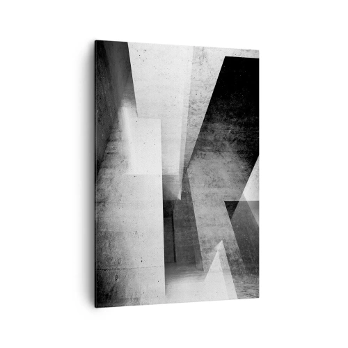 Lærredstryk - Billede på lærred - Rummet struktur - 70x100 cm