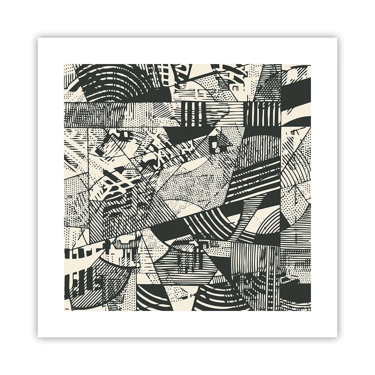 Plakat - Nutidens dynamik - 40x40 cm