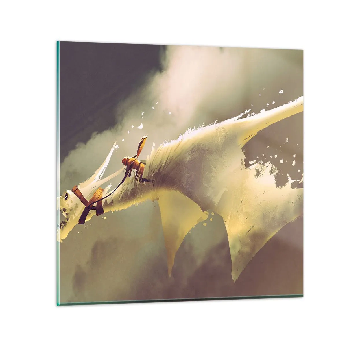 Billede på glas - Verden til undsætning - 50x50 cm