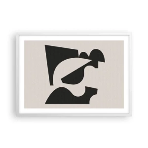 Plakat i hvid ramme - Sammensæt din egen - 70x50 cm