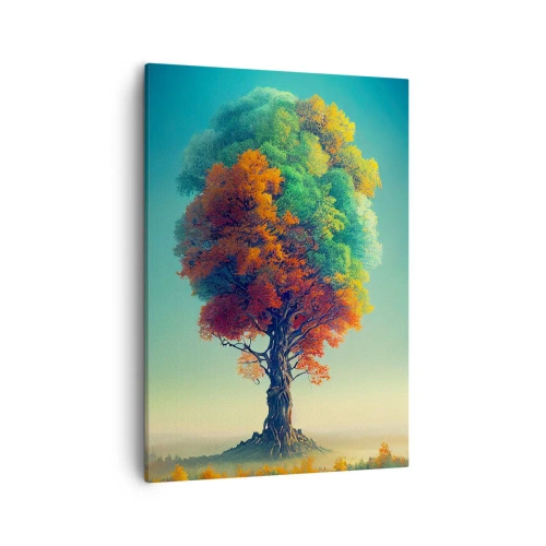 Lærredstryk - Billede på lærred - Eg - naturens fader - 50x70 cm