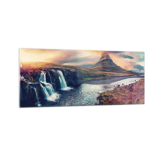 Billede på glas - I naturens majestæt - 100x40 cm