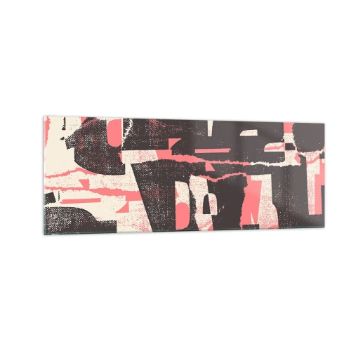 Billede på glas - Al trængsel og travlhed - 140x50 cm