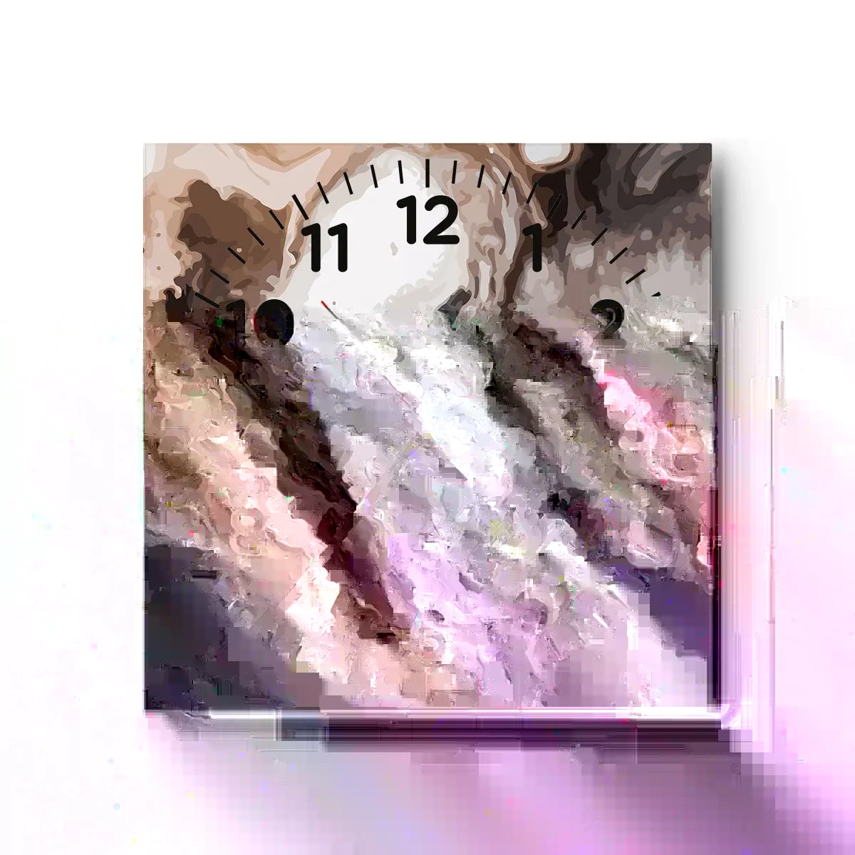 Vægur, Uret - En galakses fødsel - 30x30 cm