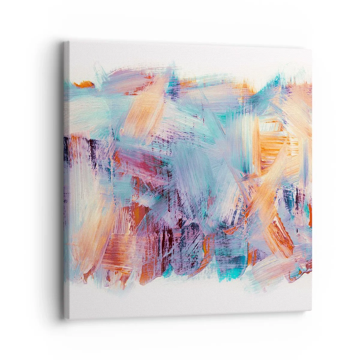Lærredstryk - Billede på lærred - Farverigt rod - 30x30 cm