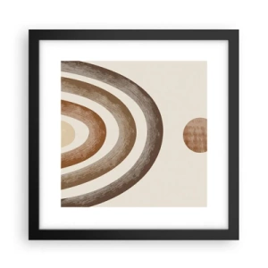 Plakat i sort ramme - I en galakse langt, langt væk - 30x30 cm