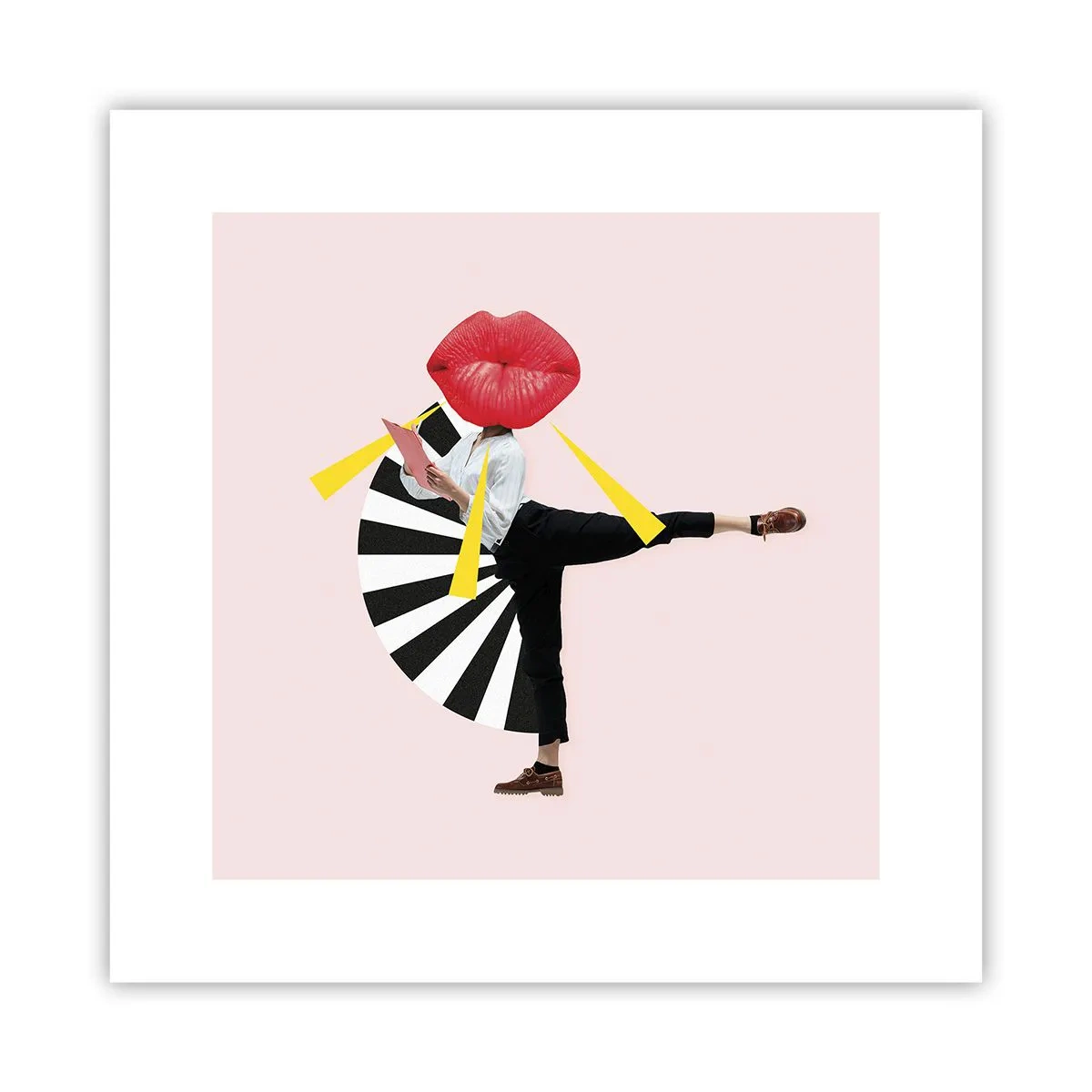 Plakat - Surrealistisk popkunst - 30x30 cm