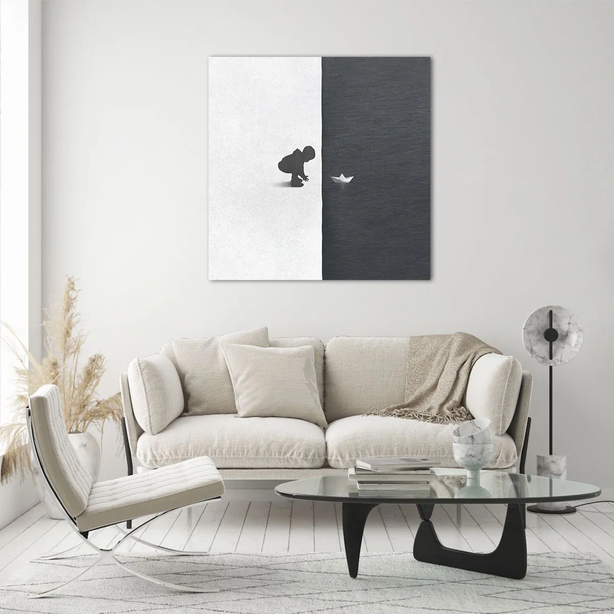 Billede på glas - Stor ekspedition - 60x60 cm