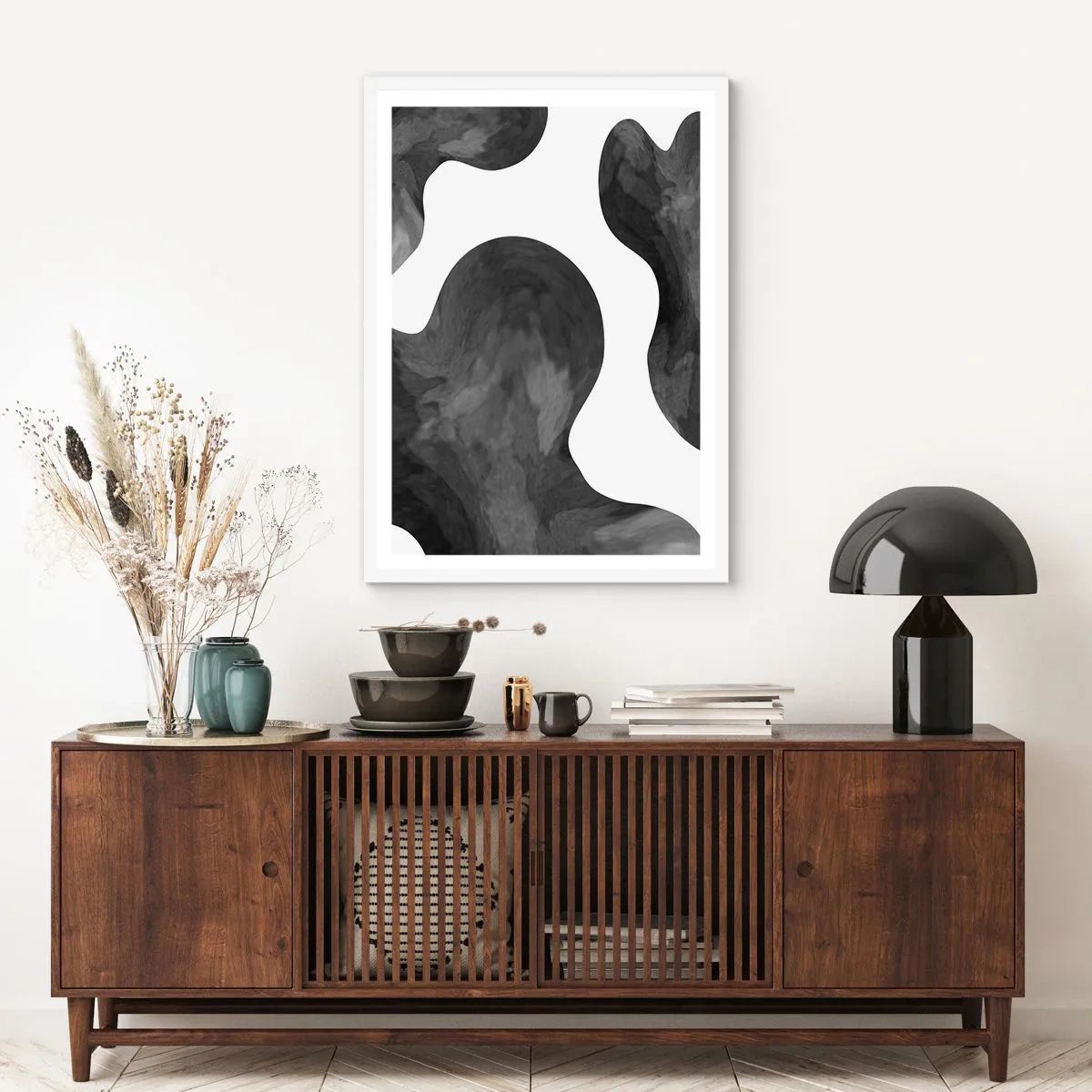 Plakat i hvid ramme - Mælkevejen - 40x50 cm