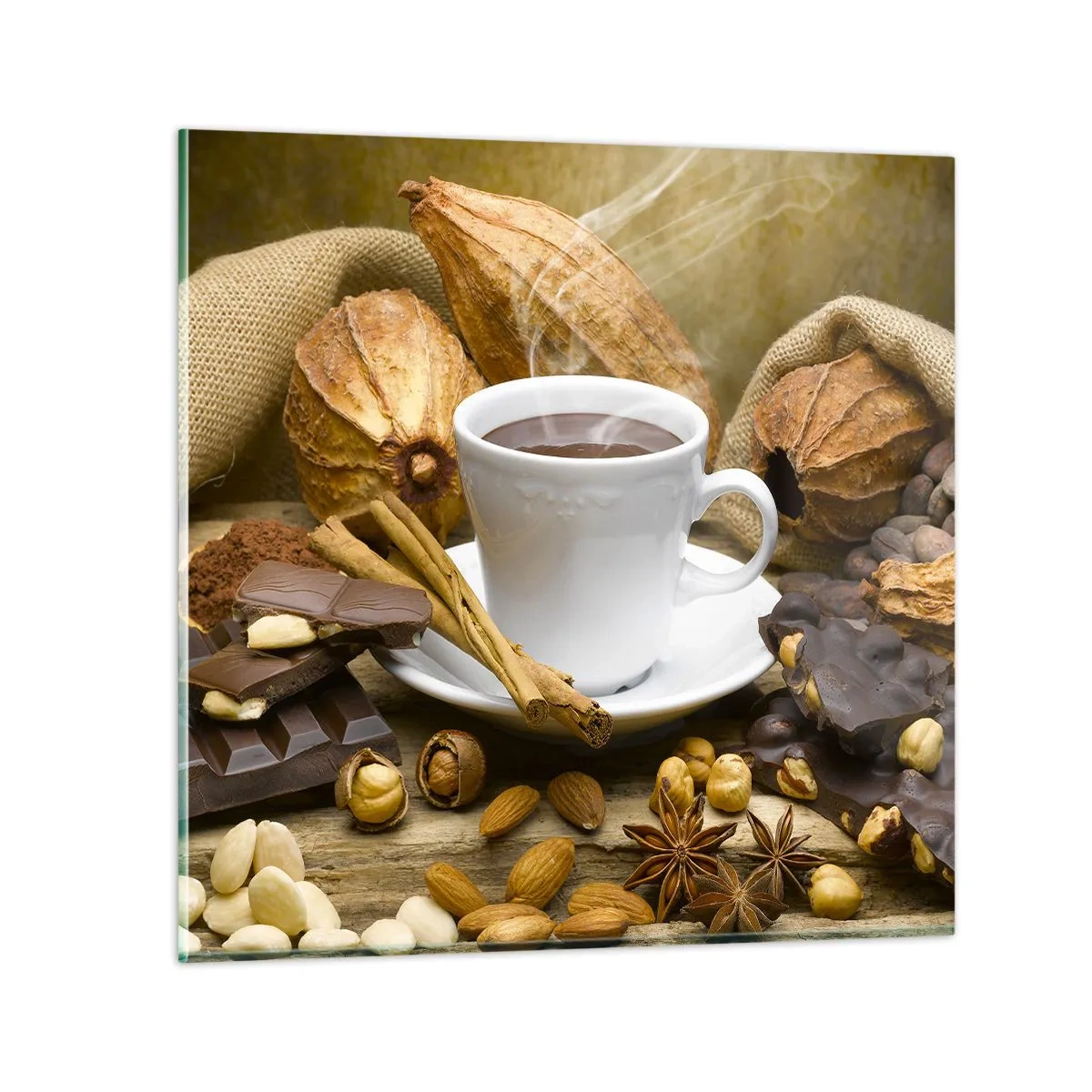 Billede på glas - For spændingssøgende - 40x40 cm