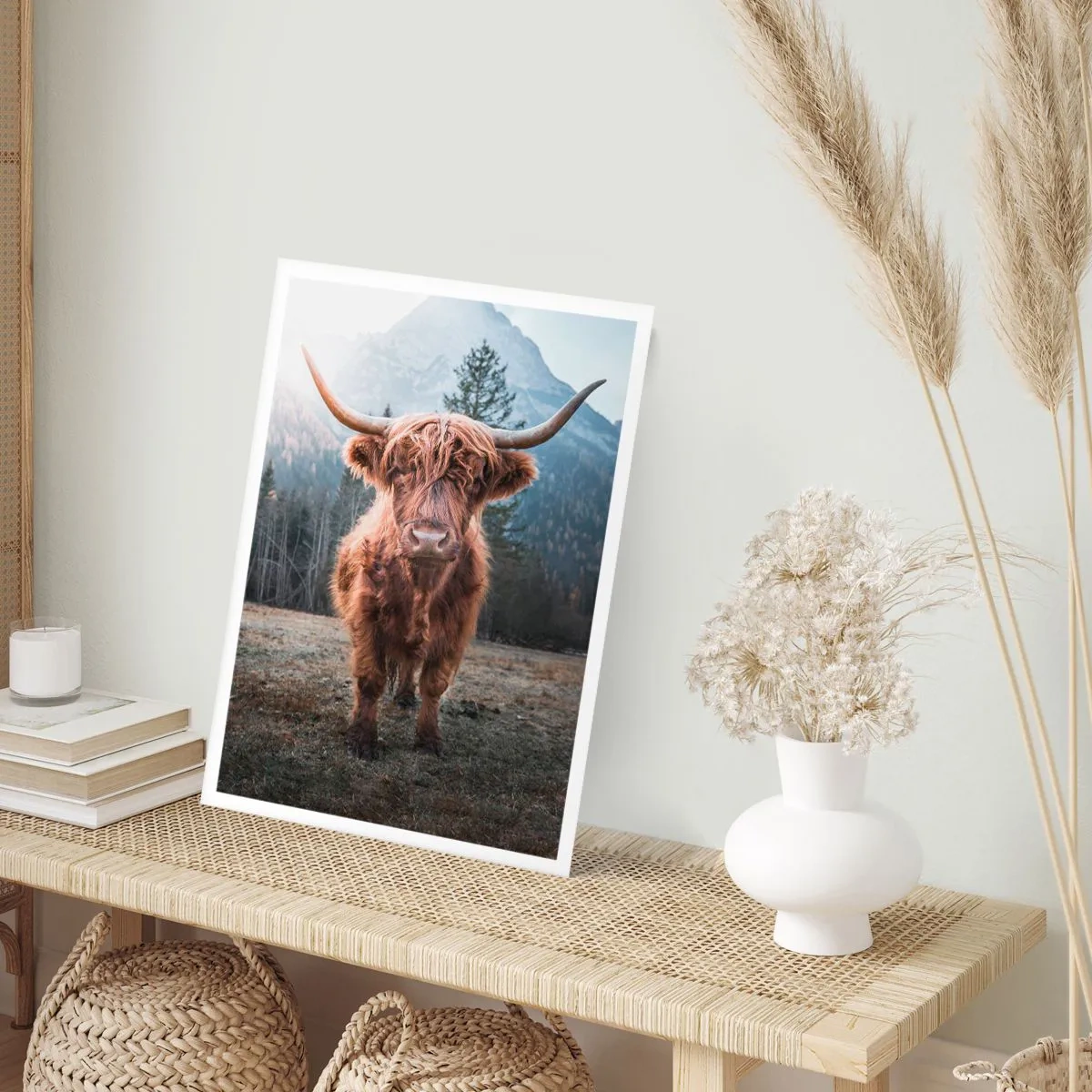 Plakat - Hilsner fra en eng i bjergene - 70x100 cm