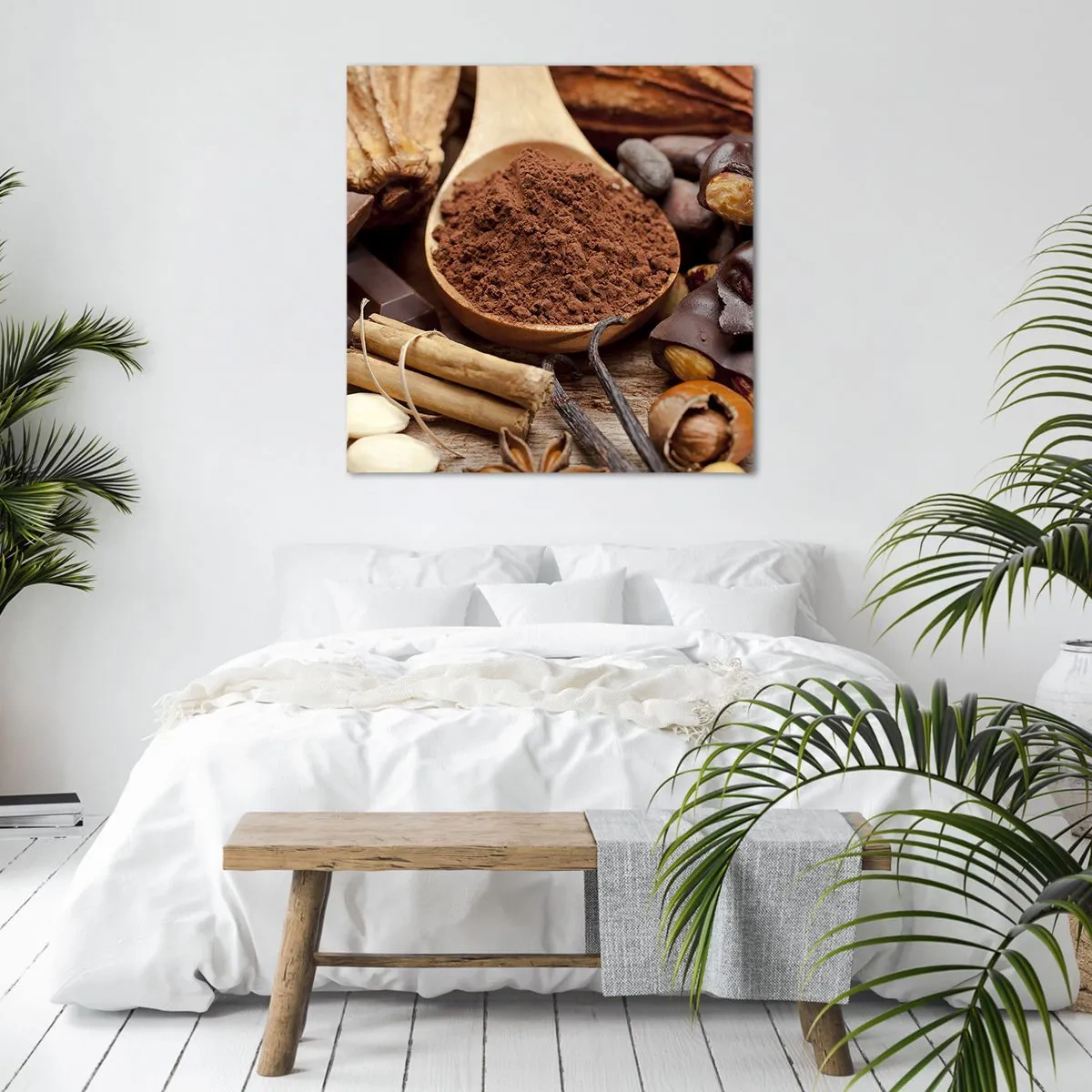 Lærredstryk - Billede på lærred - Bedst mod tristhed - 30x30 cm