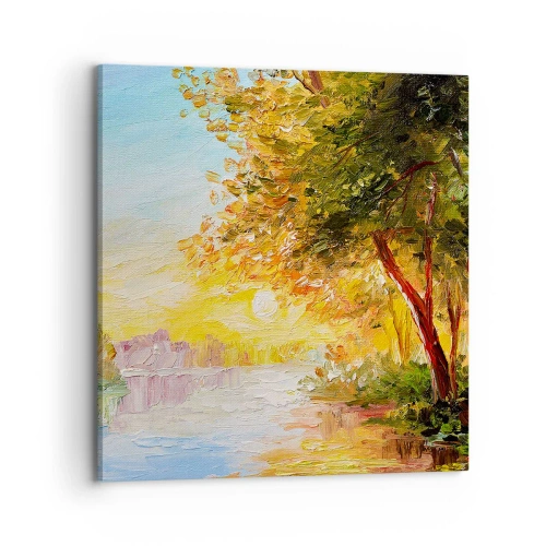 Lærredstryk - Billede på lærred - Et in Arcadia ego - 70x70 cm