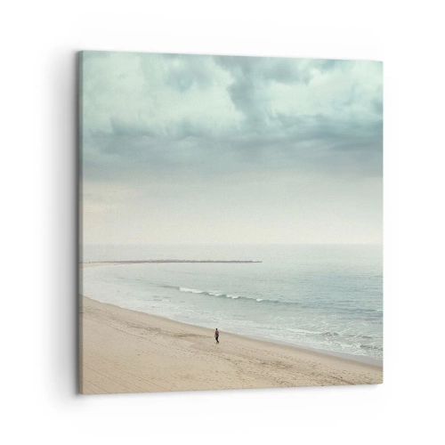 Lærredstryk - Billede på lærred - På jagt efter fred - 50x50 cm