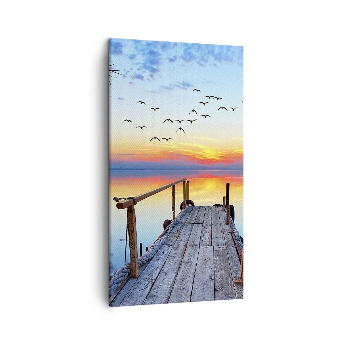 Lærredstryk - Billede på lærred - Tid til at tage tilbage... - 45x80 cm