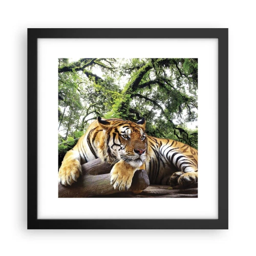 Plakat i sort ramme - Med venlig hilsen - 30x30 cm