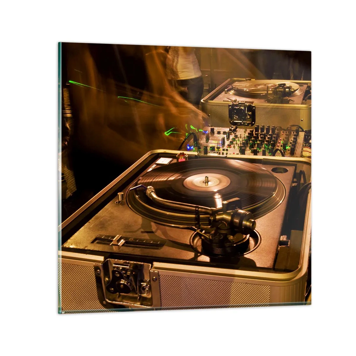 Billede på glas - Kan du mærke kraften? - 60x60 cm