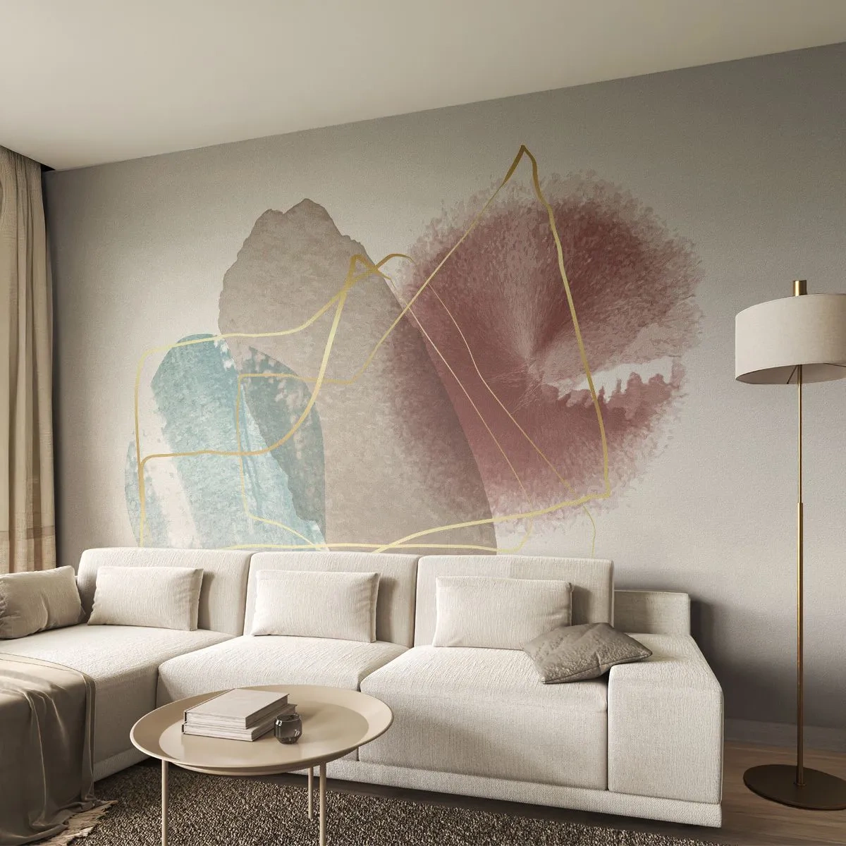 Fototapet Standard Eco - Rummets perler - Abstraktion, Stykke, Moderne mønster - 150x105 cm