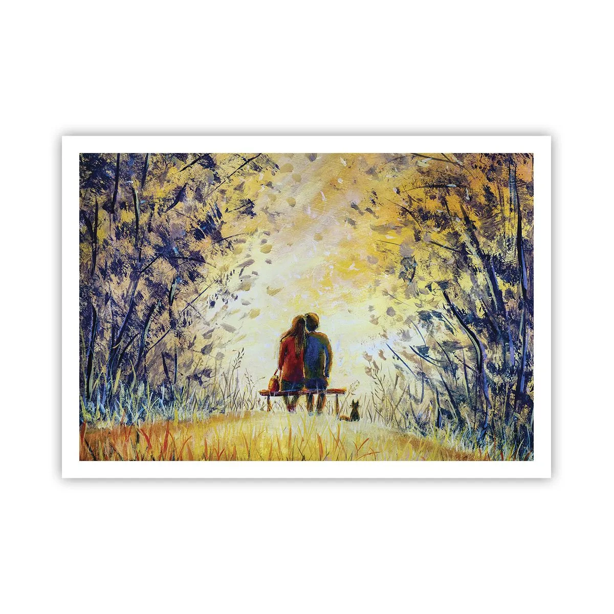 Plakat - Et magisk øjeblik - 100x70 cm