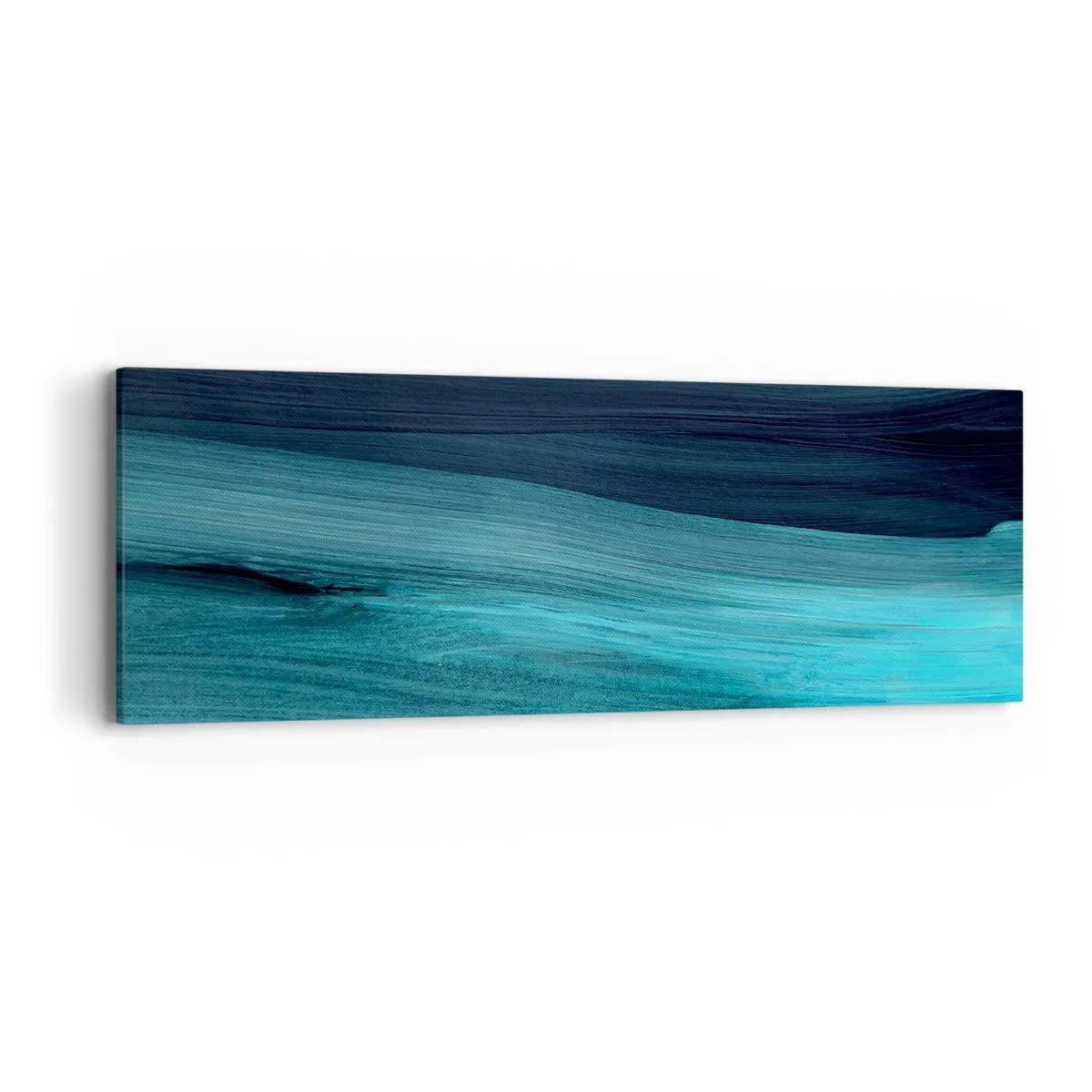 Lærredstryk - Billede på lærred - Svøm med strømmen - 90x30 cm