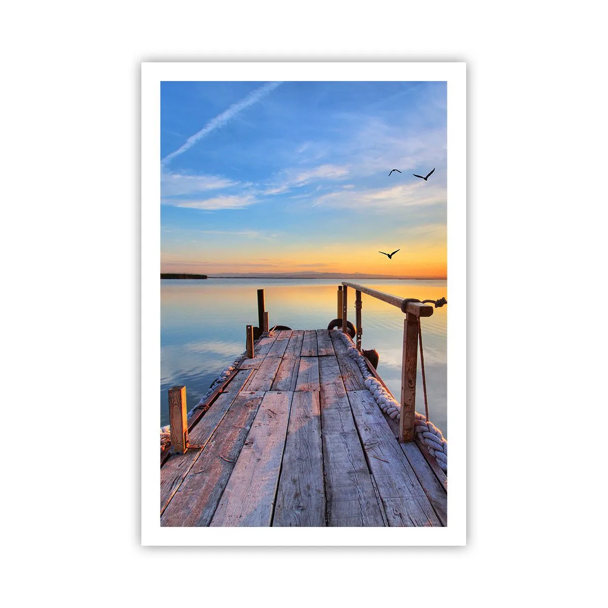 Plakat - Går fremad mod solen - 61x91 cm