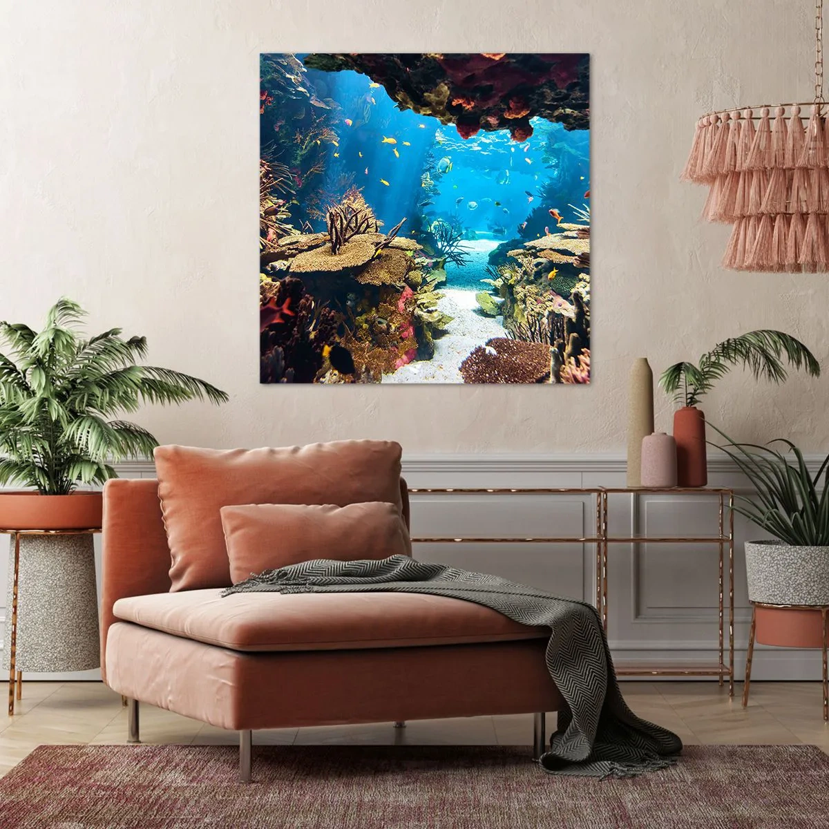 Lærredstryk - Billede på lærred - Du har ikke engang drømt - 70x70 cm