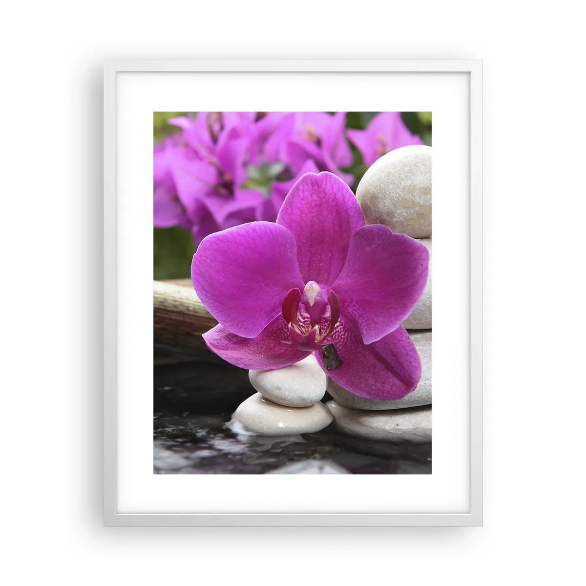 Plakat i hvid ramme - Du hviler allerede - 40x50 cm