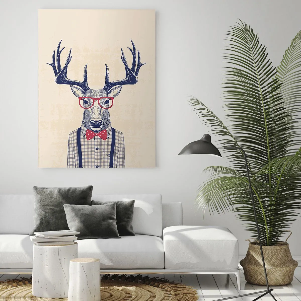 Billede på glas - Et underholdende ekstravaganza - 80x120 cm