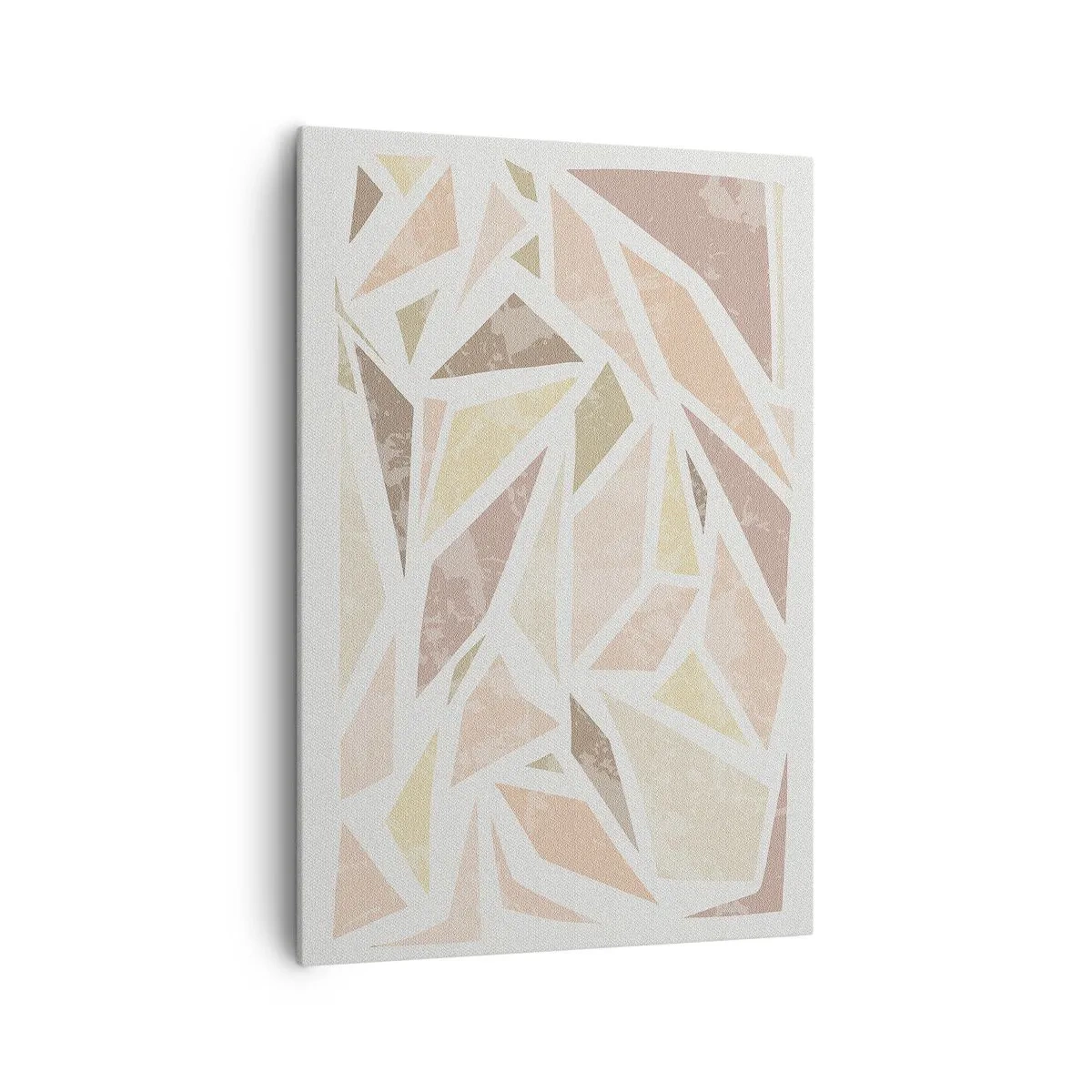 Lærredstryk - Billede på lærred - Komposition af farvet glas - 70x100 cm