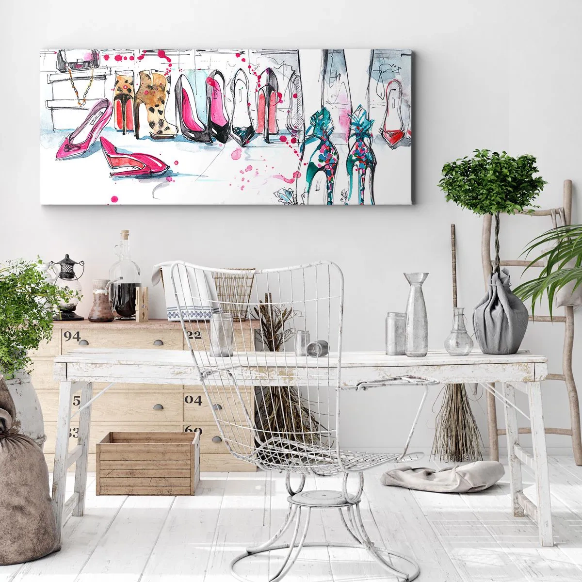 Lærredstryk - Billede på lærred - Sesam, åbn dig - 140x50 cm