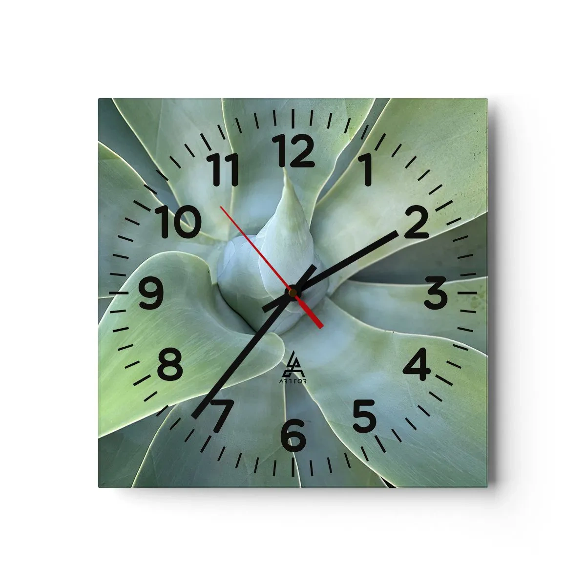 Vægur, Uret - Den grønne fødsel - 40x40 cm