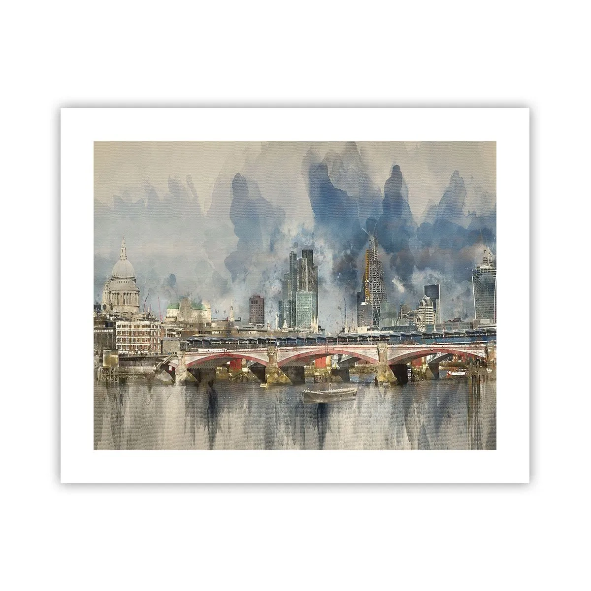 Plakat - London i al sin pragt - 50x40 cm