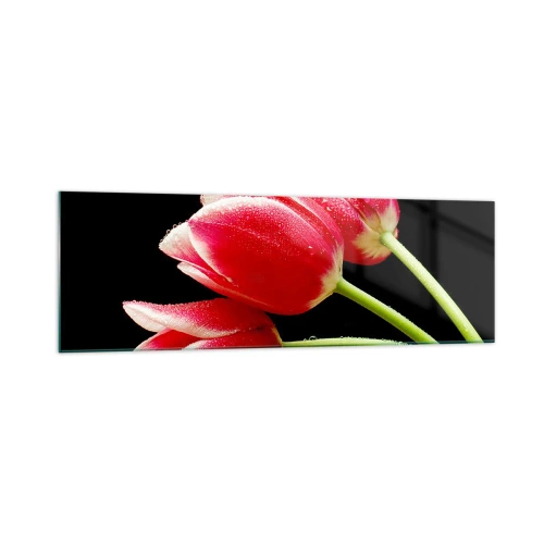 Billede på glas - Løftet om ren kærlighed - 160x50 cm