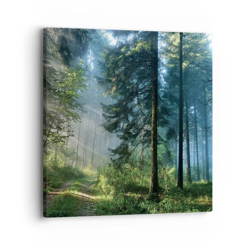Lærredstryk - Billede på lærred - Strålende om morgenen - 30x30 cm