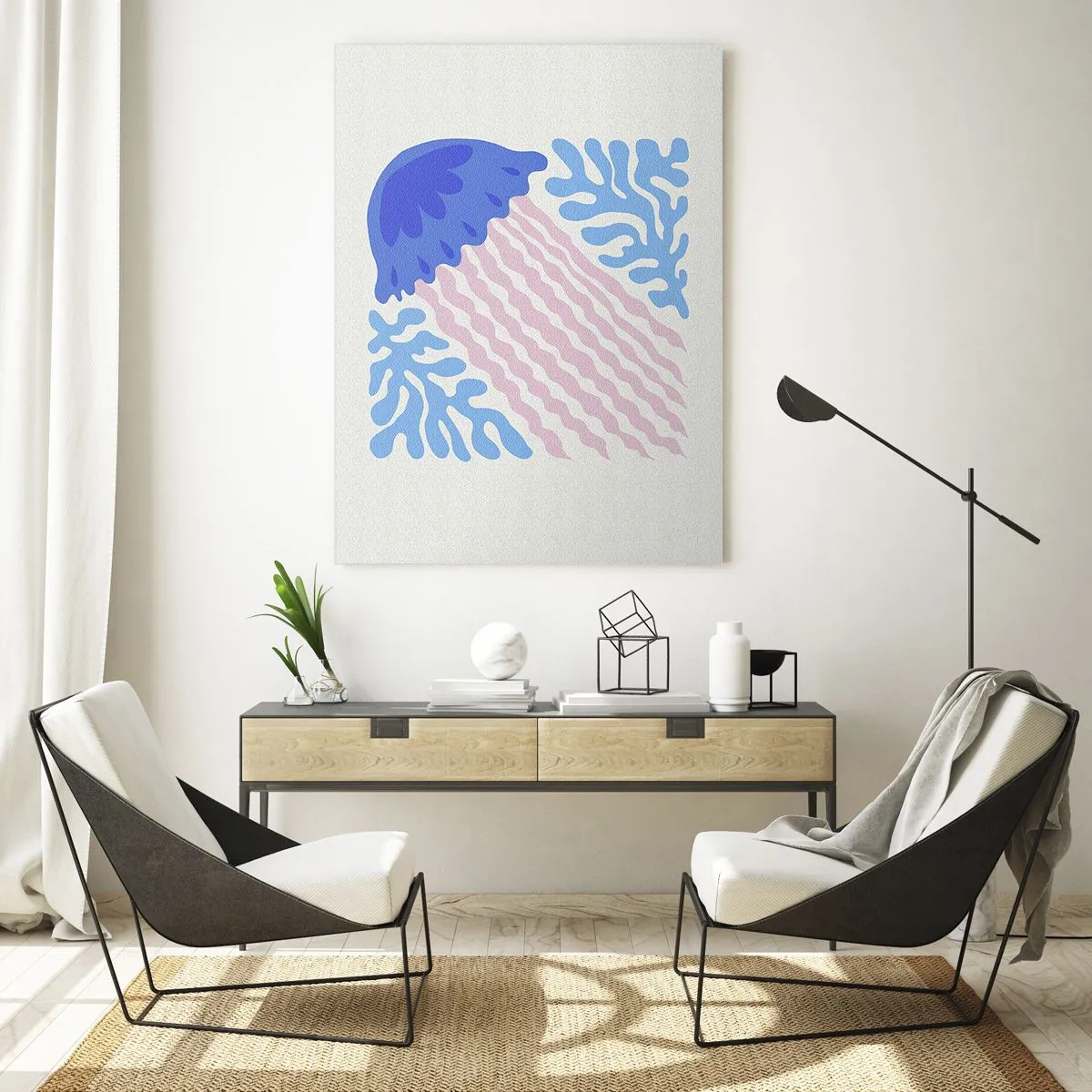 Billede på glas - Som fra en anden verden - 80x120 cm