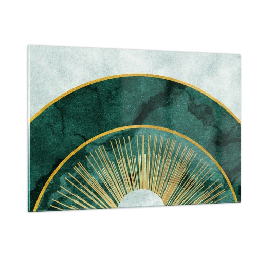 Billede på glas - Et anderledes solsystem - 120x80 cm