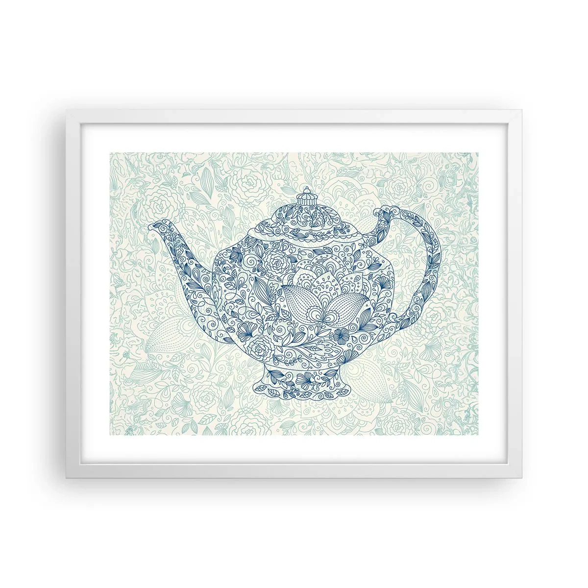 Plakat i hvid ramme - Teens charme - 50x40 cm