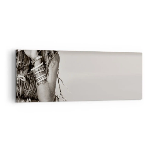 Lærredstryk - Billede på lærred - Som en pige - 140x50 cm