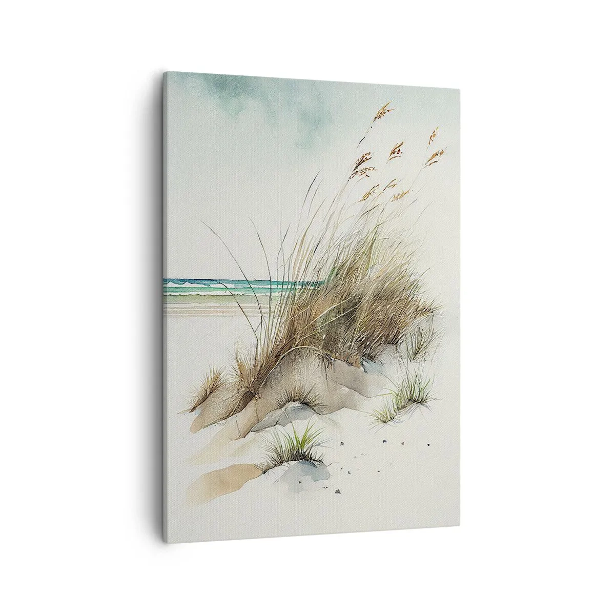 Lærredstryk - Billede på lærred - Pakket ind i sand - 50x70 cm